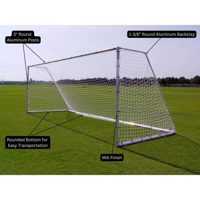 PEVO Economy Series Soccer Goal - 8x24 - SGM-8x24E