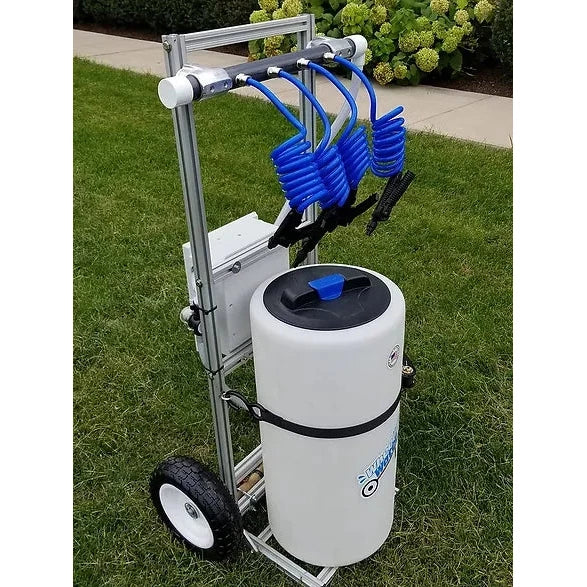 Wheelin Water Lil' Squirt Hydration Cart 10 Gallon, 4 Hoses