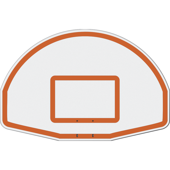 Jaypro Basketball System - Gooseneck (4-1/2 in. Pole with 4 ft. Offset) - 72 in. Perforated Steel Board