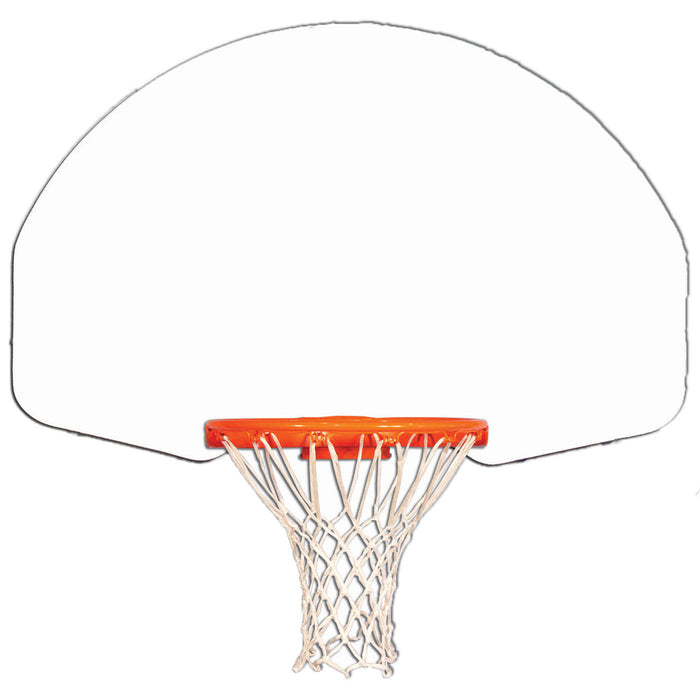 Trigon Fan-Shaped Rear Mount White Backboard