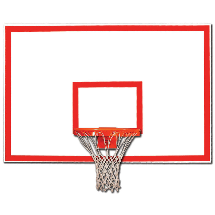 Trigon Steel Rectangular Backboard w/ Target & Border