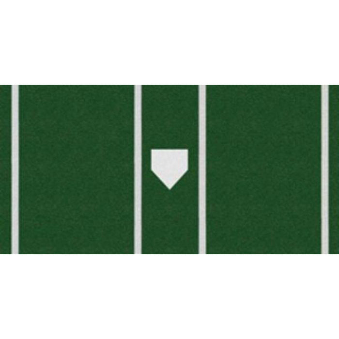 Trigon Pro Baseball Turf Home Plate Mat - 6'x12' Green