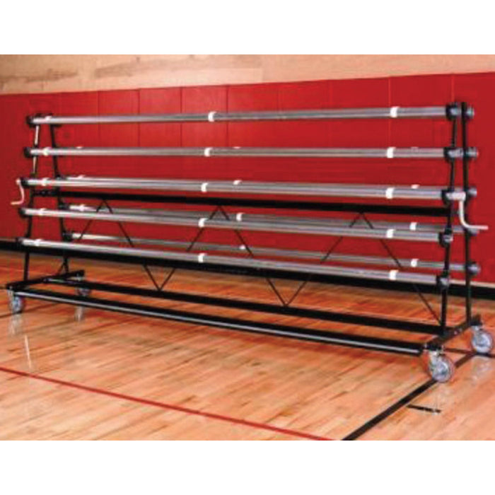 Trigon Safety Mobile Storage Rack - 10 Rollers