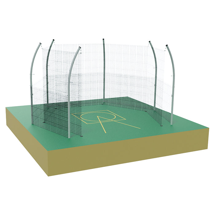 Jaypro Discus Cage (with Cage Net & Barrier Net - No Ground Sleeves)