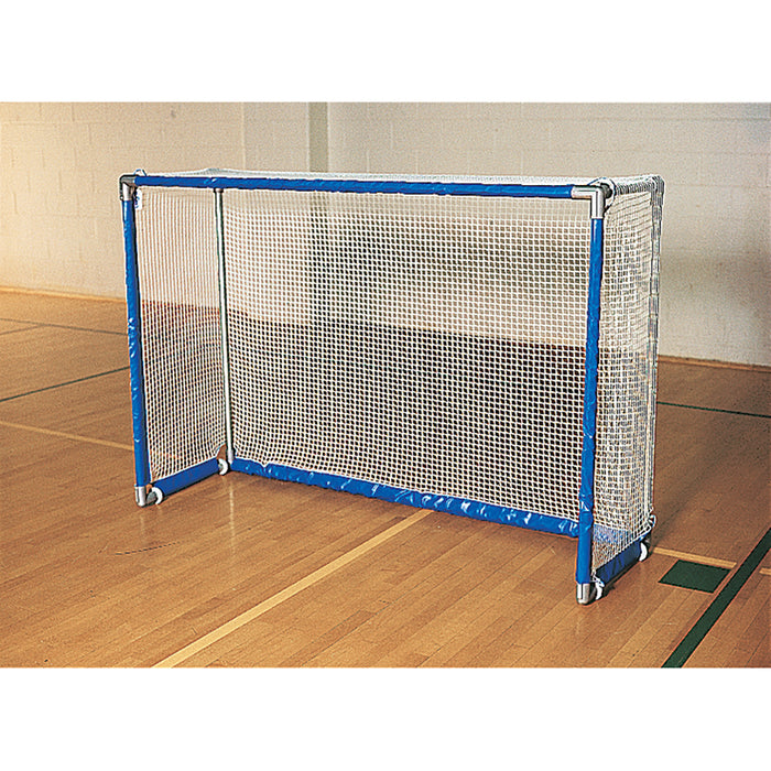 Jaypro Floor Hockey Goals - Deluxe (4 ft.H x 6 ft.W x 20 in.D) (1- Red, 1-Blue)