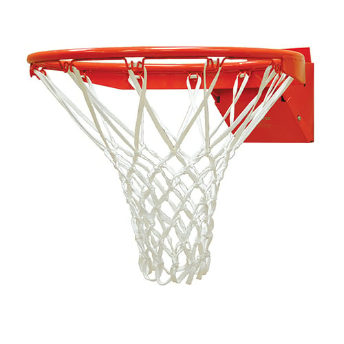 Jaypro Basketball System - The Church Yard - (4 in. Sq. Pole with 40 in. in.Play Safe in. Area) - 54 in. Aluminum Fan Backboard, Flex Goal