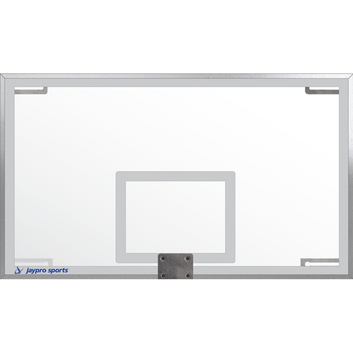 Jaypro Backboard - Unbreakable Glass - Rectangular - NCAA, NFHS Compliant