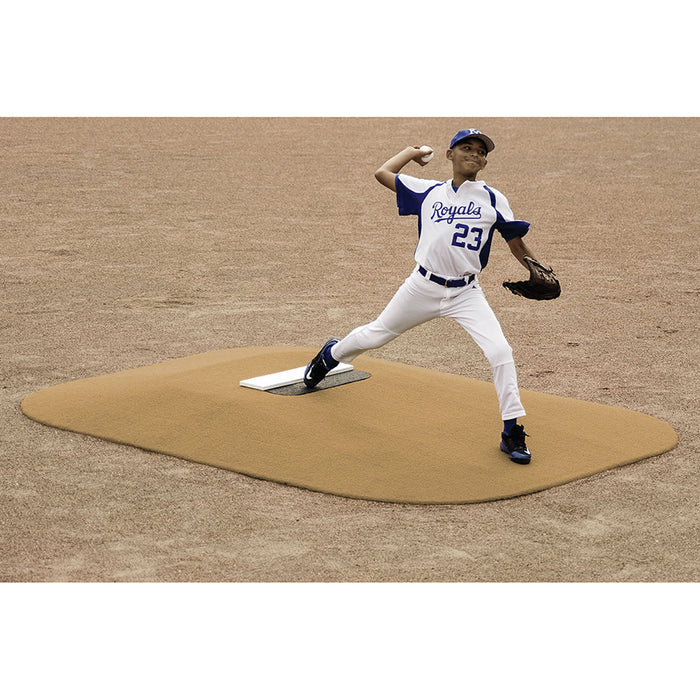 Jaypro Pitcher's Mound - Youth (9 ft.L x 7 ft.W x 6 in.H) (Gel Coat with Launch Pad)