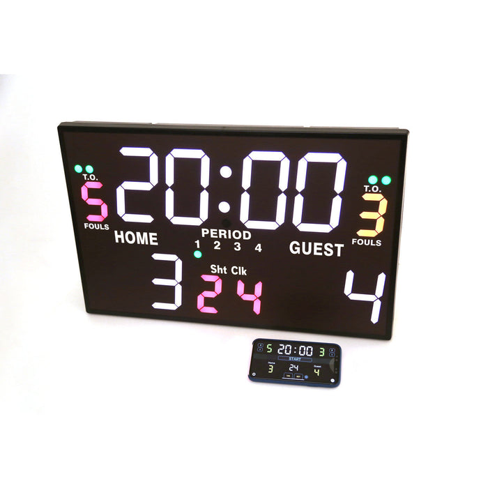 Trigon Portable Scoreboard with Rechargeable Battery and Bluetooth capability (SCORE2)