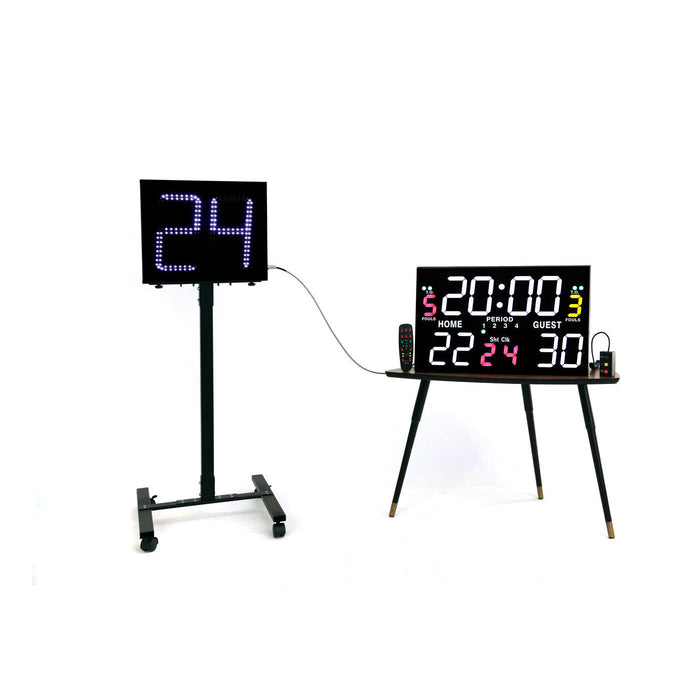 Trigon Portable Scoreboard with Rechargeable Battery and Bluetooth capability (SCORE2)