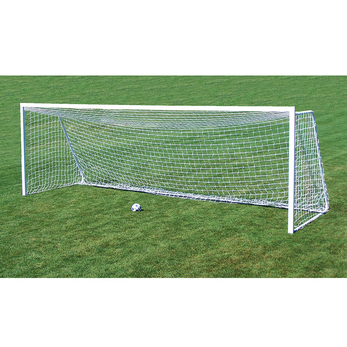 Jaypro Soccer Goals - Team Square Goal (8 ft.H x 24 ft.W x 4 ft.B x 10 ft.D) - NFHS, NCAA Compliant