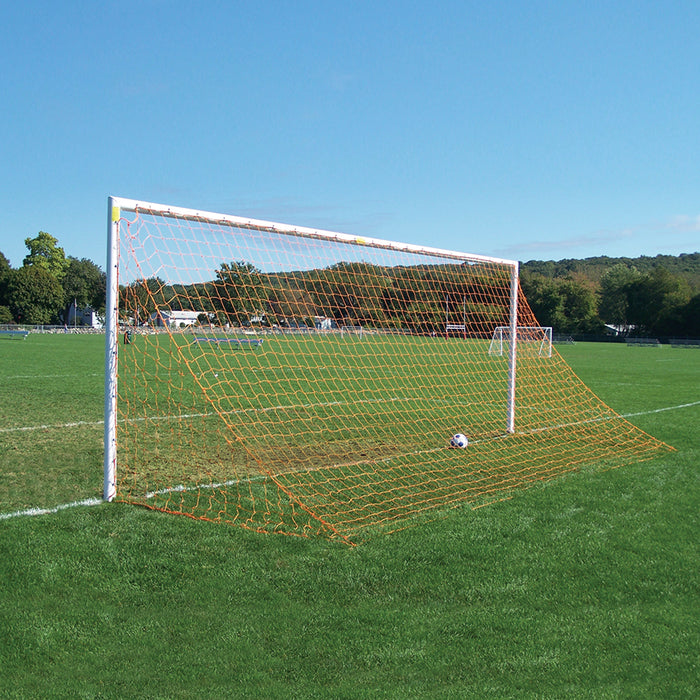 Jaypro Soccer Goals - Team Round Goal (8 ft.H x 24 ft.W x 4 ft.B x 10 ft.D) - NFHS, NCAA Compliant