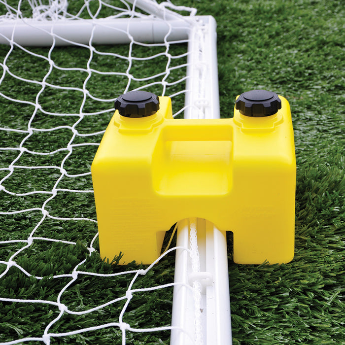 Jaypro Soccer Goals - Classic Official Round Goal Deluxe Package (8 ft.H x 24 ft.W x 4 ft.B x 10 ft.D) - NFHS, NCAA, FIFA Compliant