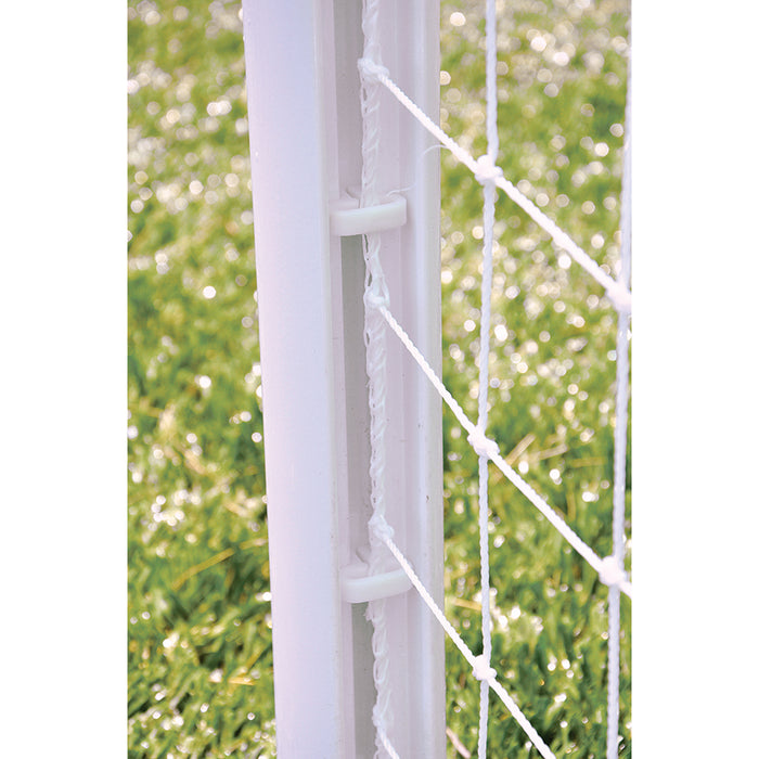 Jaypro Soccer Goals - Classic Official Round Goal Deluxe Package (8 ft.H x 24 ft.W x 4 ft.B x 10 ft.D) - NFHS, NCAA, FIFA Compliant