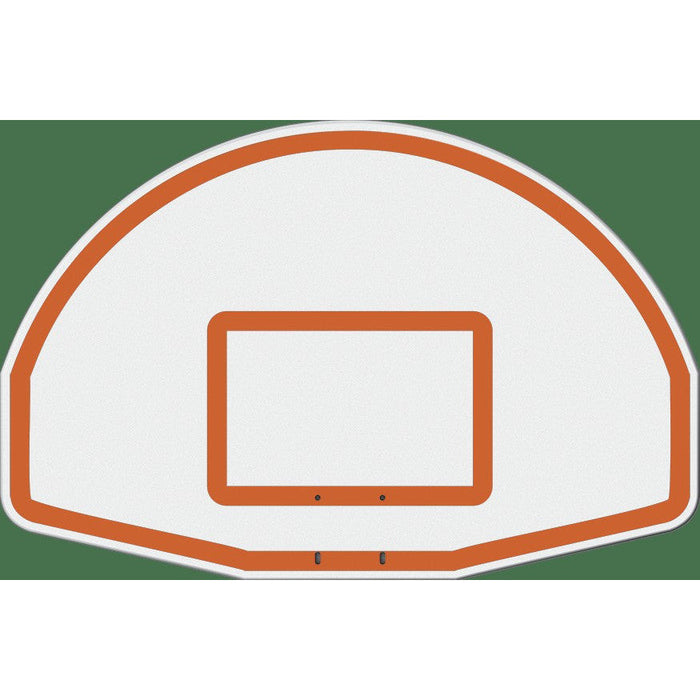 Jaypro Basketball System - Gooseneck (5-9/16 in. Pole with 6 ft. Offset) - 54 in. Aluminum Fan Backboard