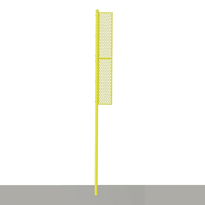 Jaypro Foul Poles - Professional - Baseball Surface Mount) (Yellow)