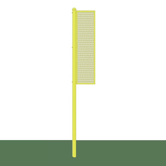 Jaypro Foul Poles - Baseball/Softball (Surface Mount) (Yellow)