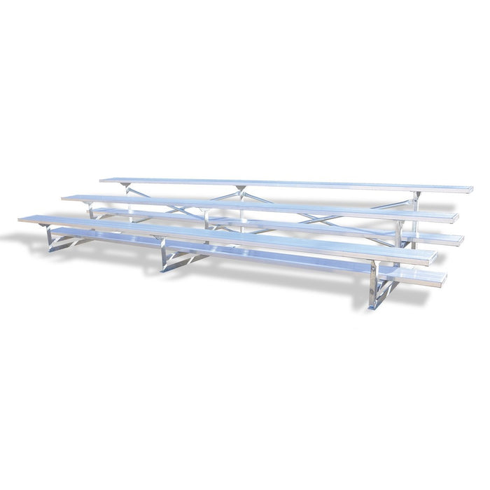 Jaypro Bleacher (3 Row - Single Foot Plank) - Standard, Outdoor