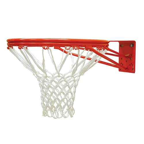 Jaypro Basketball System - Gooseneck (5-9/16 in. Pole with 6 ft. Offset) - 72 in. Perforated Aluminum Backboard