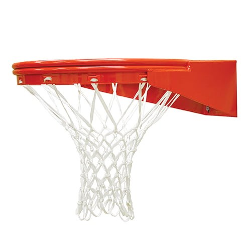 Jaypro Basketball System - Titan (Powder Coated) Black (6 in. x 6 in. Pole with 6 ft. Offset) - 72 in. Glass Backboard - Playground Goal