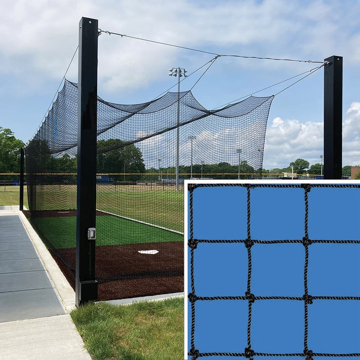 Jaypro Batting Tunnel Net - All-Star - #36 Knotted Nylon Net - 1-3/4 in. Square Mesh