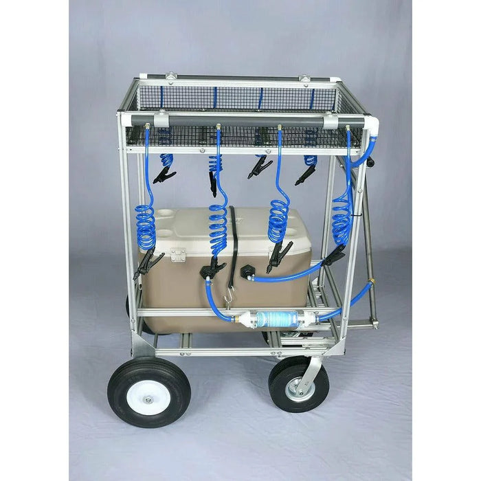 Wheelin Water Coiled Cooler Sideline Water Hydration Station Hookup