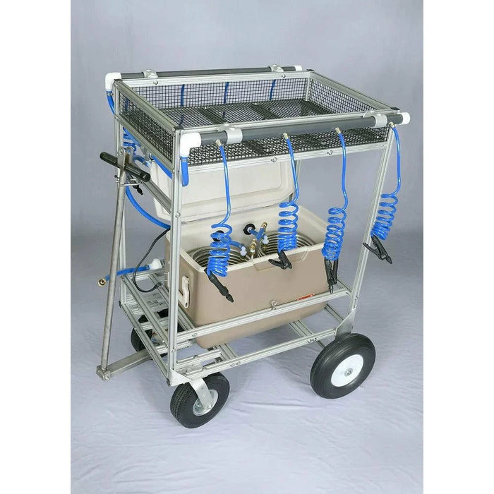 Wheelin Water Coiled Cooler Sideline Water Hydration Station Hookup